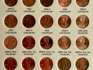 Полная коллекция Lincoln Cents PDS 1975-2013 foto 4