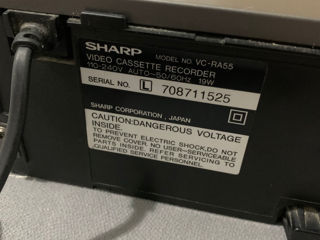 Sharp VC-RA55 Кассетный VHS Видеомагнитофон foto 6