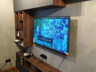 Установить телевизор на стену. Instalarea tv pe perete.Montarea televizorului pe perete.Suport tv foto 4