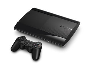 PlayStation 3 Slim + controlere + jocuri (Gta V, Fifa 2019, God of War etc.) foto 0