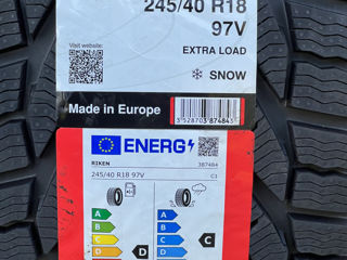 2 шины/2 anvelope 245/40 R18 Riken Snow (Michelin Group)/ Доставка, livrare toata Moldova foto 2