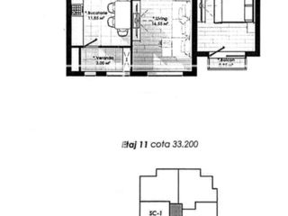 Apartament cu 2 odai, bloc nou, Lagmar, str. Cornești, 850 euro/m foto 6