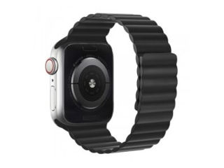 HOCO iWatch WA07 Seria flexibilă curea cu lanț din silicon magnetic (38/40/41mm) foto 2