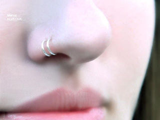 Продам кольцо (пирсинг) в нос или ухо foto 3