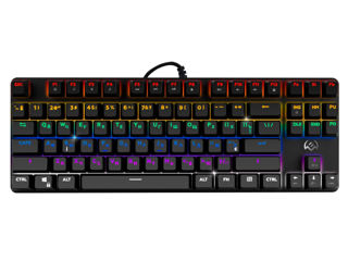 Tastatura Mecanică SVEN KB-G9150 Gaming, Metal, RGB Backlight, Blue switches механическая foto 4