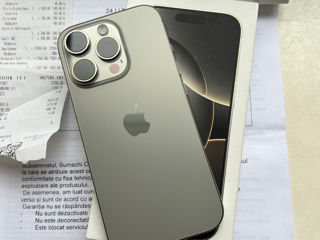 iPhone 16 Pro Apple , Memorie 512GB , culoare Natural Titanium , telefonul este in stare ideala. foto 2