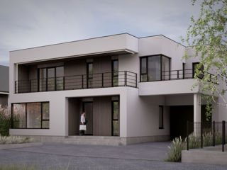 Codru,casa  nouă-390 mp,teren 6 ari  фото 1