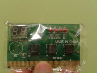 PCI Post card LED 7 segment foto 2