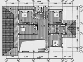 Casă de locuit individuală cu 2 niveluri / stil modern / 190m2 / proiecte / arhitecți / 3D/ renovări foto 5