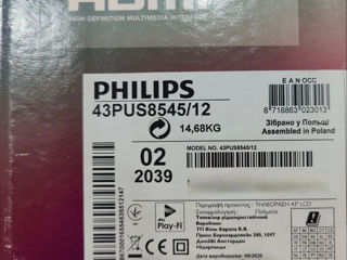 Smart TV Philips 43PUS8545 Ambilight foto 7