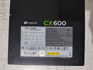 600W Corsair CX600 / 80 Plus Bronze foto 2