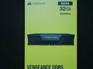 Corsair Vengeance 32GB (2x16GB) DDR5 RAM 4800MHz C40 Black (cmk32gx5m2a4800c40)