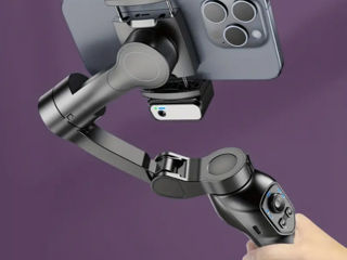 1049 лей, Stabilizator Comitok (Qiimos) L7C Pro AI Tracking – 3-х осевой стабилизатор для смартфонов фото 0