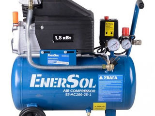 Compresor EnerSol ES-AC200-25-1 200l/min 25L - credit-livrare