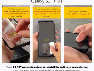 Husa de protectie Galaxy S21  si  S21 Plus 6.7  inch fata+spate  Защитный чехол foto 7