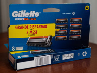 Кассеты для бритья Gillette Proglide,Skinguard;Mach 3: Lame de ras Gillette