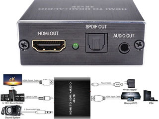 HDMI аудио экстрактор JHDMI-AUDEXTR  hdmi audio extractor foto 3