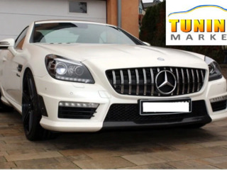 Решетка радиатора Mercedes SLK R172 diamond мерседес решетка AMG GT 11-15 амг Grille AMG Diamond foto 2