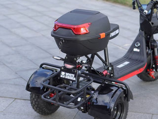 Электроскутер White Siberia Trike Mini 1500w red/black foto 4