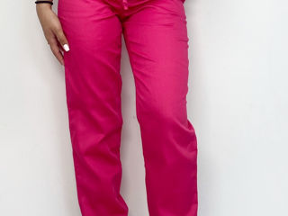 Pantaloni medicali Care - roz / CARE Медицинские брюки - Розовый foto 2
