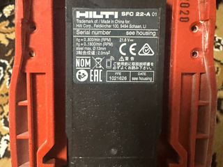 Шуруповерт Hilti foto 3