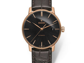 Rado Coupole Позолочаные Black Face Automatic Mechanical Watch Часы Ceas с Гарантией RRP 1200£