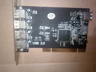 PCI USB  адаптер на 4-5 портов foto 4