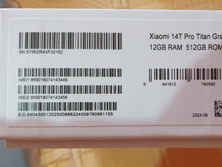 Xiaomi 14 T pro 512Gb Nou neactivat . Preț  12000 lei foto 3