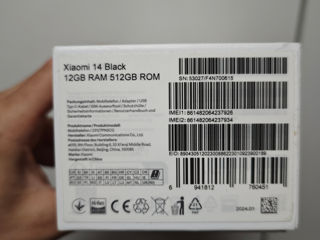 Xiaomi 14 black nou 12/512gb foto 3