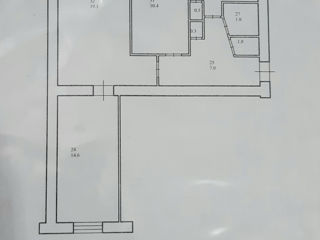Apartament cu 3 camere, 62 m², Centru, Bălți