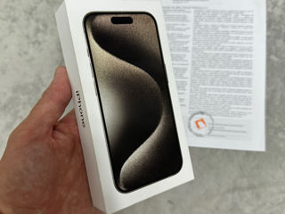 iPhone 15 Pro 256GB Natural Titanium Garaitie foto 1