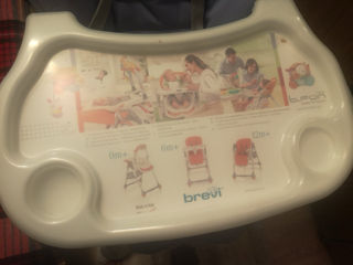 Детский  стульчик для кормления,в отличном состоянии, из Италии, фирма Brevi, дешево!!! foto 4