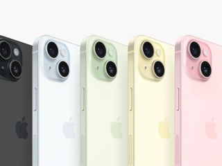 Apple iPhone 15 128gb sigilate la pret promo de la 14149 lei . Garantie 24 luni.