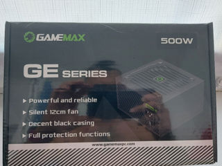 Bloc de alimentare  Gamemax   500 w nou sigilat foto 2