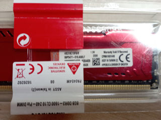 16Gb (Kit of 2*8GB) DDR3-1600 Kingston HyperX FURY DDR3 (Dual Channel Kit), PC12800, CL10, 1.5V foto 4