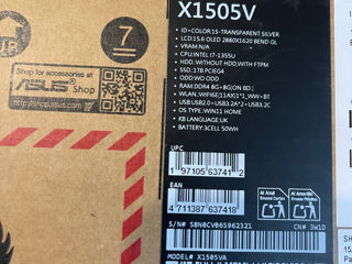 Asus VivoBook X1505V Ecran Oled ssd 1Tb Nou Sigilat foto 5