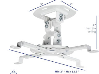 Универсальное регулируемое потолочное крепление VIVO для проекторов foto 2