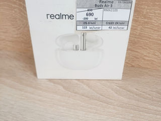 Realme Buds Air 3  . Pret 690 Lei