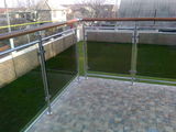 Перила из Плексиглас ( Cтеклa ) и Нержавейки !!!  Balustrade din  Plexiglas ( Sticla ) si Inox foto 4