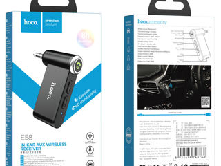 Bluetooth АдаптерTransmitter Hoco E58 Magic music AUX адаптер для авто