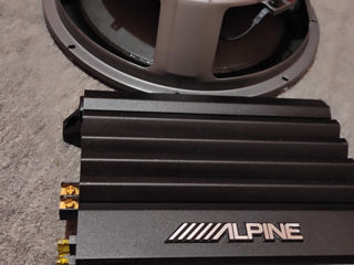Alpine моноблок(усилитель), сабвуфер foto 1