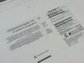 MacBook Air 13 | M3 | 512GB | Nou foto 2