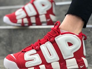 Nike Air More Uptempo Red x Supreme Unisex foto 1