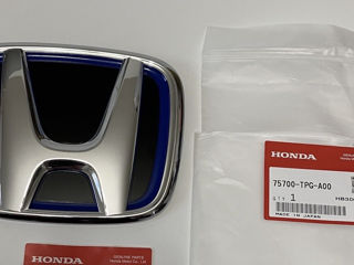 Оригинальный Oem 18-22 Honda Accord Hybrid Передняя Эмблема На Решетке Радиатора, Синий 75700tpga00