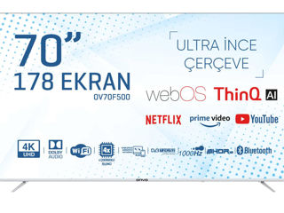 Onvo 70" 4K Webos Smart Fară Ramă Led Tv Dvb-T2/C/S2 Dolby