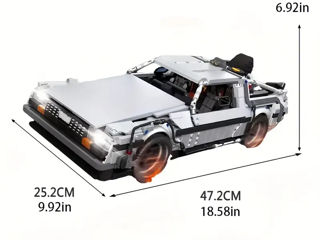 Конструктор De Lorean (Назад в Будущее ) 2716 Деталей foto 2