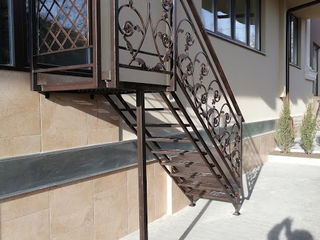 Перила кованые и лестницы / balustrade din fier forjat / scari foto 9