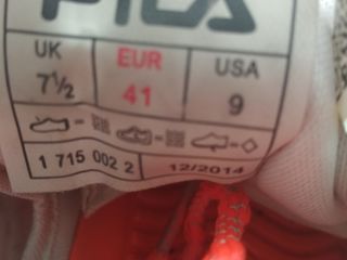 Продам кроссовки FILA - 40 р - 350 лей foto 3