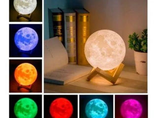 Лампа Moon Lamp с цветной подсветкой по супер цене 199 лей
