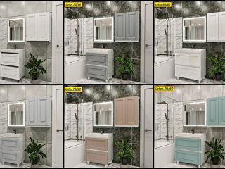 Мебель в ванную МДФ краска-глянец/мат.Фабрика.Mobilier baie MDFvopsea-lucios/mat.De la producator. фото 7